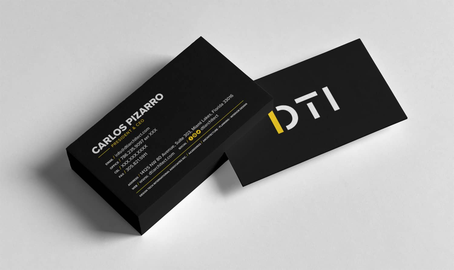 DTI business cards