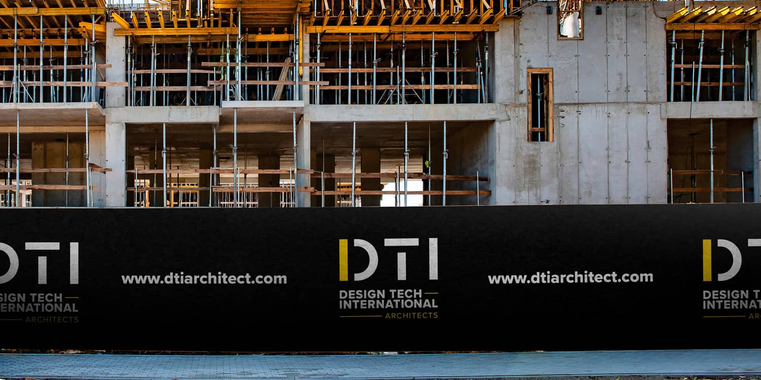 fence banner for DTI